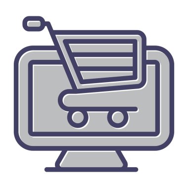 Bilgisayar web simge vektör çizim