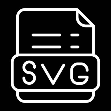 SVG dosya biçimi vektör illüstrasyonu