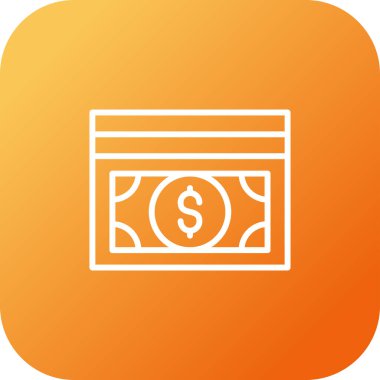 Dolar işareti simgesi soyut bir grupta izole edildi