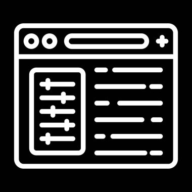 ayarları web simge vektör çizim 