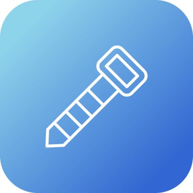 Kablo Yönetimi Klipsleri Web ikon vektör resimlemesi