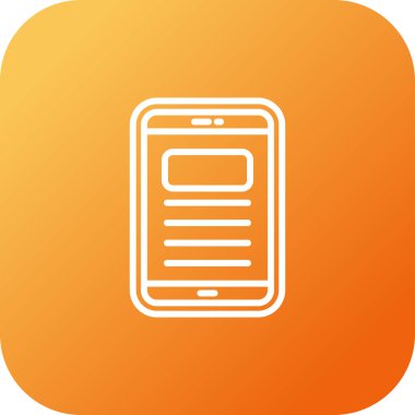 mobil uygulama simgesi vektör illüstrasyonu