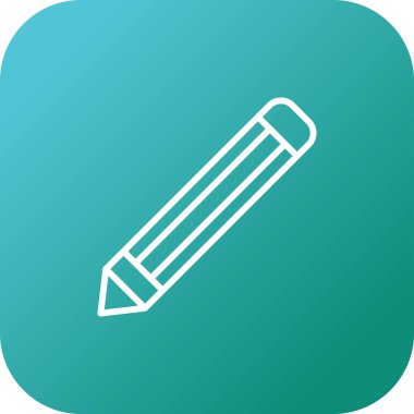 Kalem. Web simgesi basit tasarım