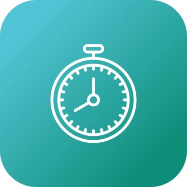 Stopwatch simgesi soyut arkaplanda izole edildi