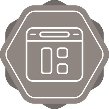 Modern b 'nin vektör illüstrasyonu eksik simgesi