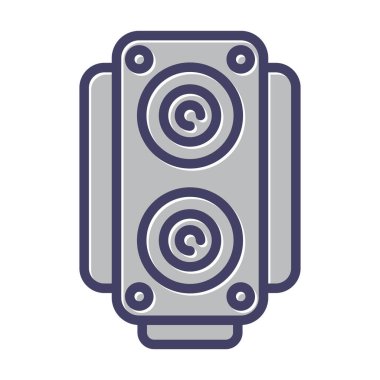 hoparlör simgesi vektör çizim