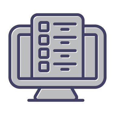 Bilgisayar web simge vektör çizim