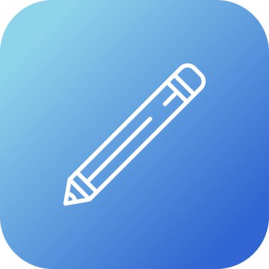 Kalem. Web simgesi basit tasarım