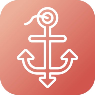 çapa simgesi vektör illüstrasyonu