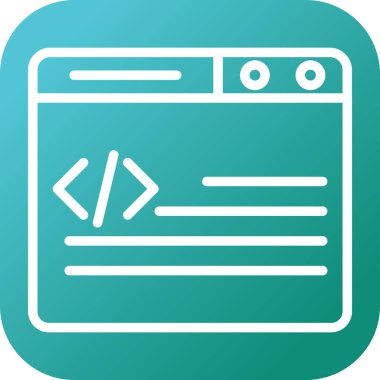 Web tasarım geliştirme simgesi