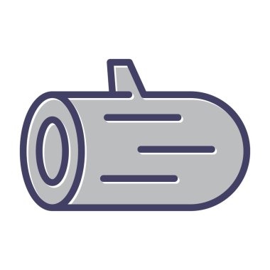 gaz tankı simgesi, vektör illüstrasyonu