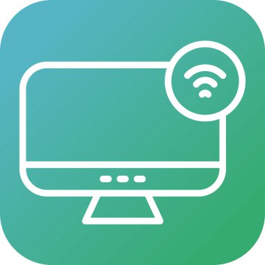 WiFi vektör simge işareti simge vektör çizim kişisel ve ticari kullanım için..