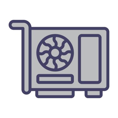 izole edilmiş bilgisayar sistemi simgesi