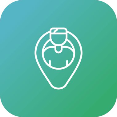 seo modern simgesinin vektör illüstrasyonu