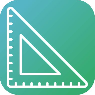 Kare web simgesi vektör çizimini ayarla