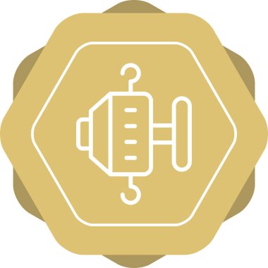 robot. Web simgesi basit illüstrasyon