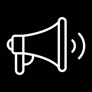 hoparlör simgesi. vektör çizim