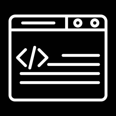 Web tasarım ikonu vektör illüstrasyonu