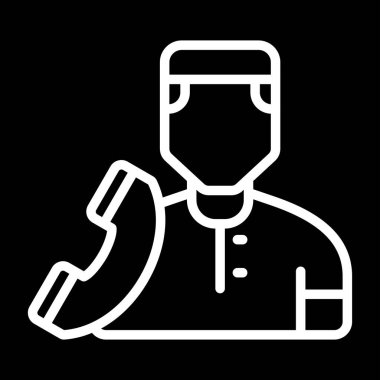 Erkek kullanıcı simgesinin vektör illüstrasyonu