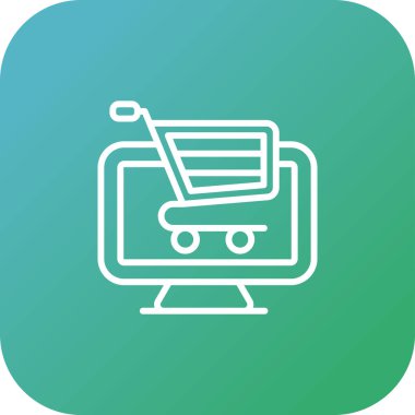 Bilgisayar web simge vektör çizim