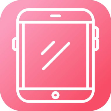 Kişisel ve ticari kullanım için mobil uygulama vektör simgesi simgesi vektör çizimi..