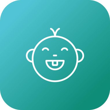 bebek oğlan simgesi, vektör illüstrasyonu