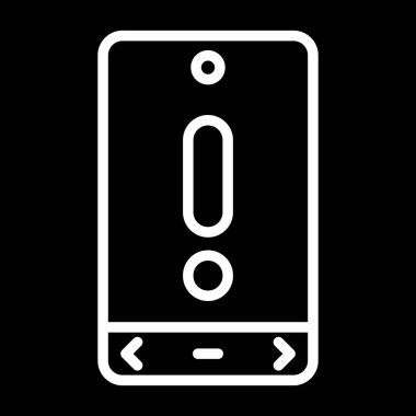 akıllı telefon web simgesi vektör çizimi