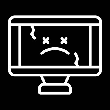 Bilgisayar web simge vektör çizim