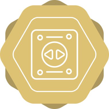 soket ağ simgesi vektör illüstrasyonu