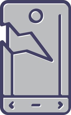 akıllı telefon web simgesi vektör çizimi