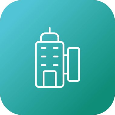 Benzersiz elektrik makine vektör simgesi