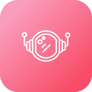 Robot simgesinin vektör illüstrasyonu