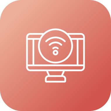 Bilgisayar web simge vektör çizim