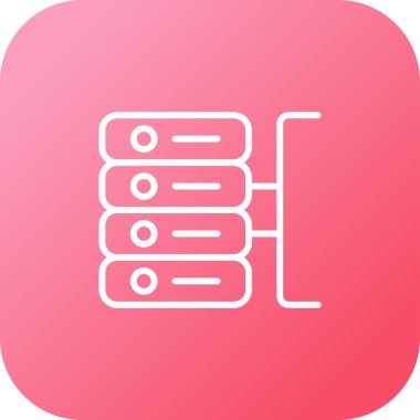 vektör sunucu vektör illüstrasyonu