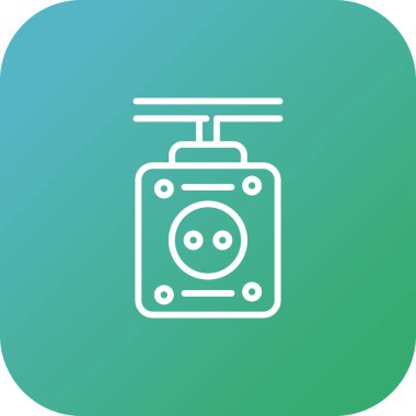 vektör elektrik karıştırıcı ico