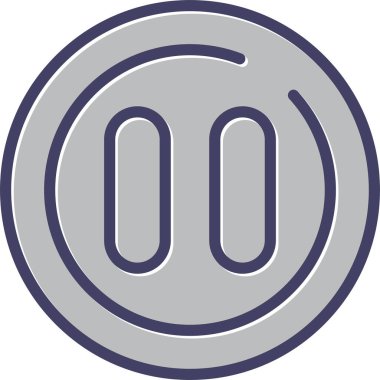 O harfinin vektör illüstrasyonu