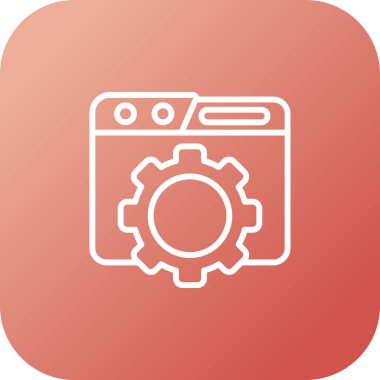 Vektör ayarı Simge illüstrasyonu