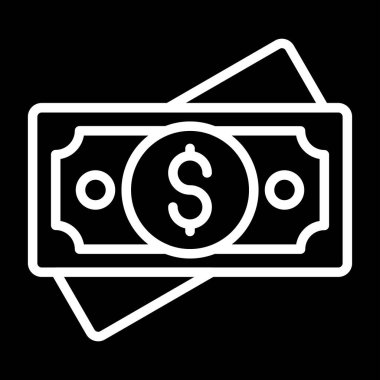 Dolar simgesi, vektör illüstrasyonu