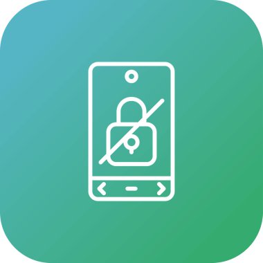 Cep telefonu simgesi, vektör illüstrasyonu