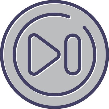 Modern bir simgenin vektör illüstrasyonu