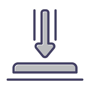 Ölçek. Web simgesi basit illüstrasyon