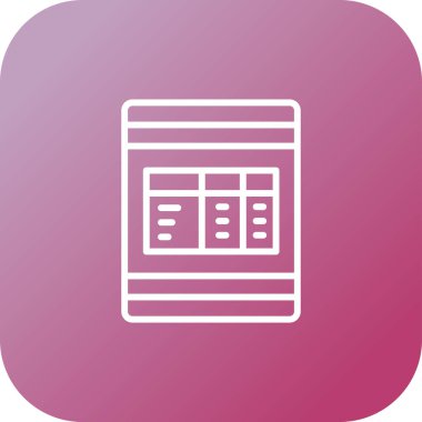 seo modern simgesinin vektör illüstrasyonu