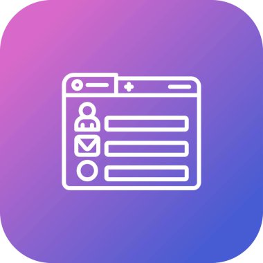 Benzersiz tarayıcı çizim simgesi