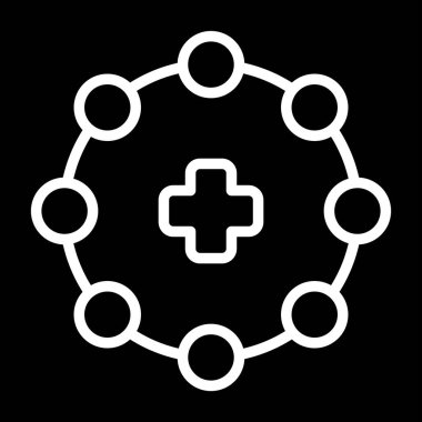 tıbbi simge, vektör illüstrasyonu