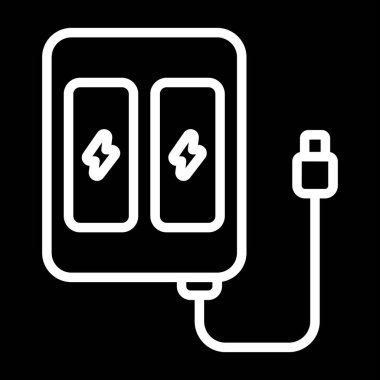 pil vektör illüstrasyonu