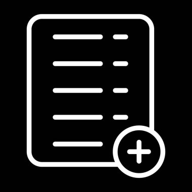 belge vektör çizgisi simgesi