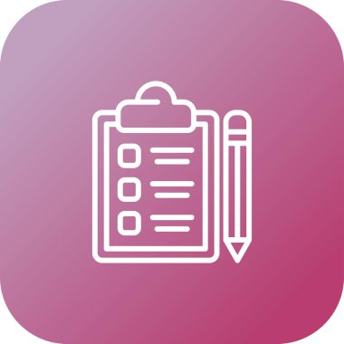 Belge simgesinin vektör illüstrasyonu