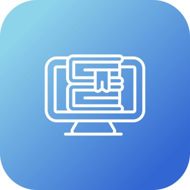 Bilgisayar web simge vektör çizim