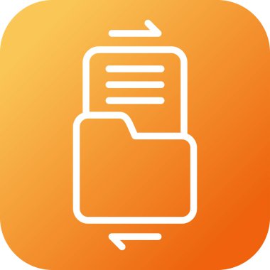 Vektör belgesi Simge illüstrasyonu