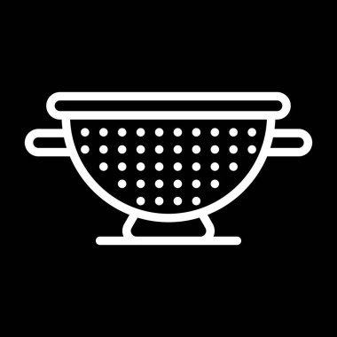 Colander web simgesi vektör illüstrasyonu 